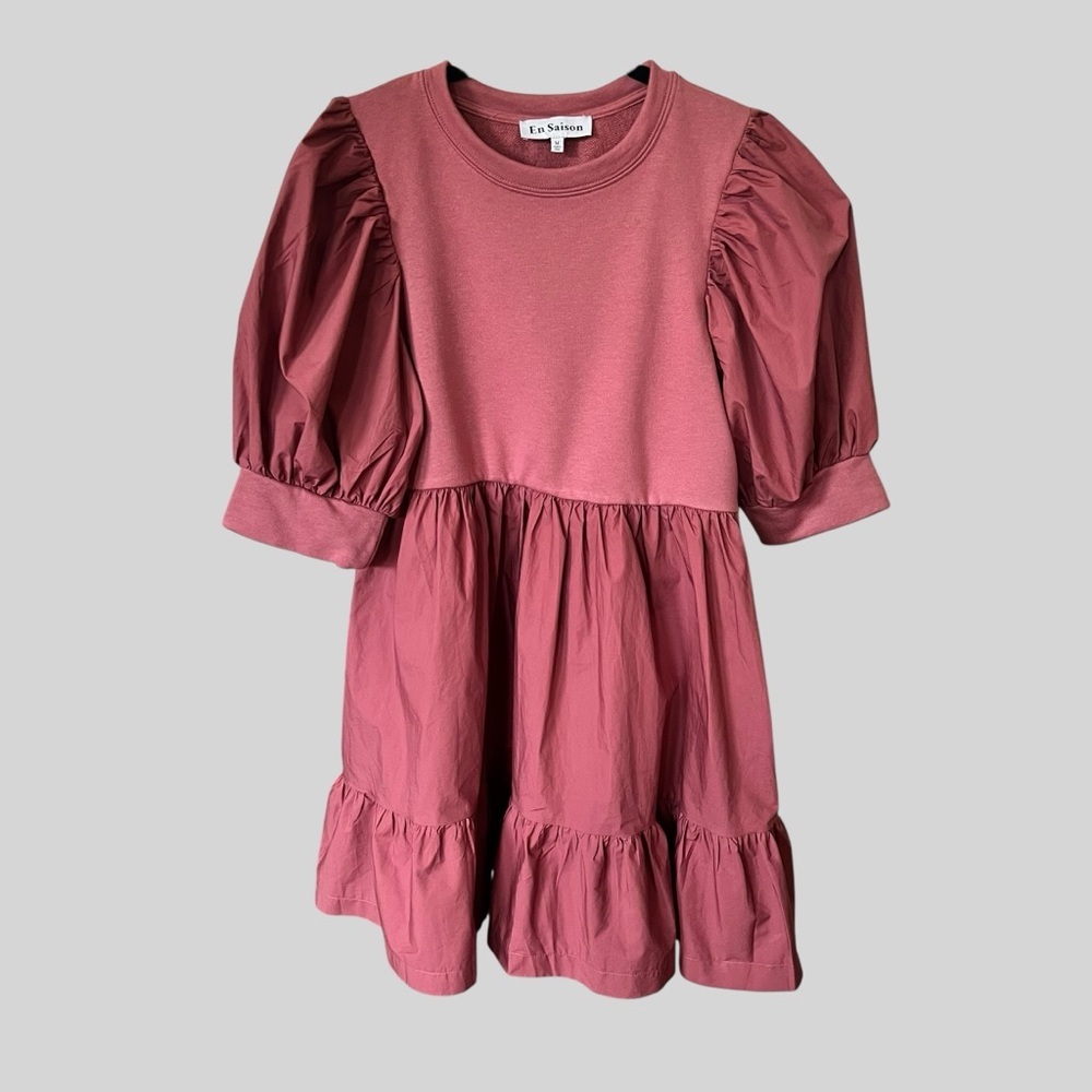 En Saison Tiered Mini Dress